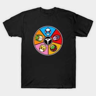 Gatchaman Battle of the Planets - Wheel T-Shirt